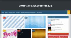 Desktop Screenshot of christianbackgrounds123.com